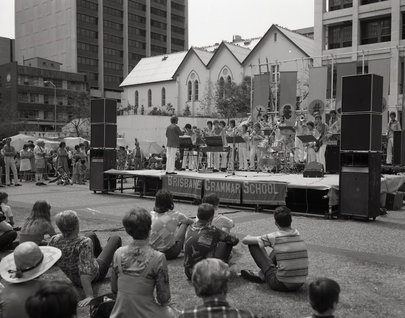Warana Activities in King George Square - 1977