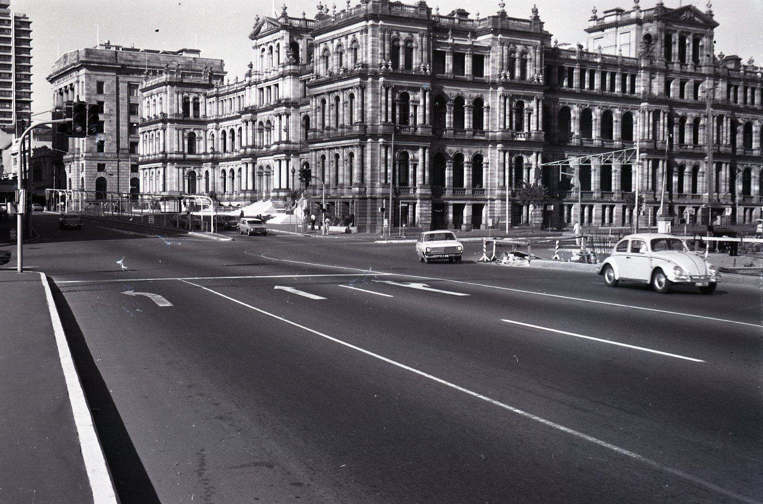 Victoria Bridge - City Exit into Queen Street - 1970