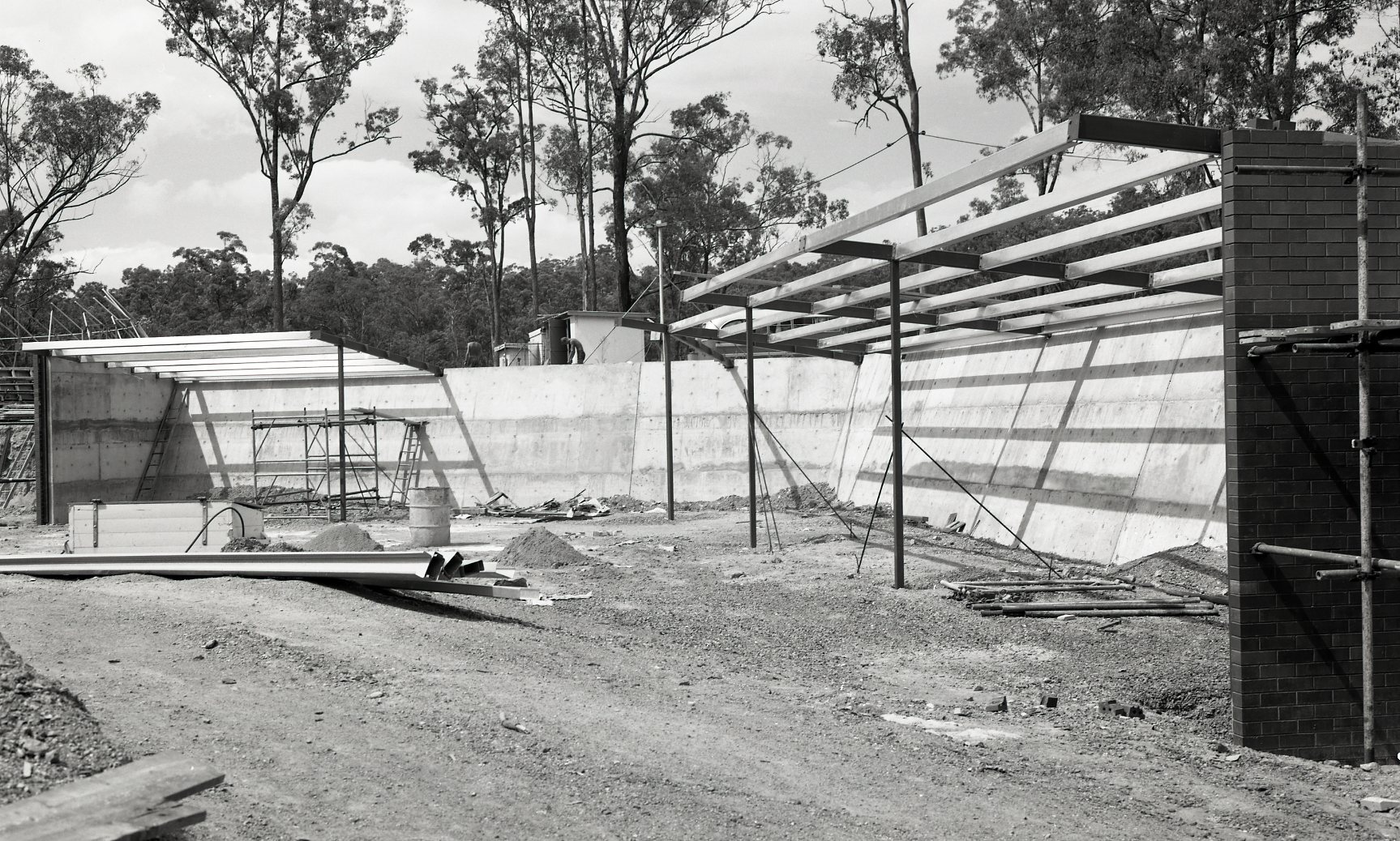 Brisbane Botanic Gardens Mt Coot-tha - Cactus House Construction 1977