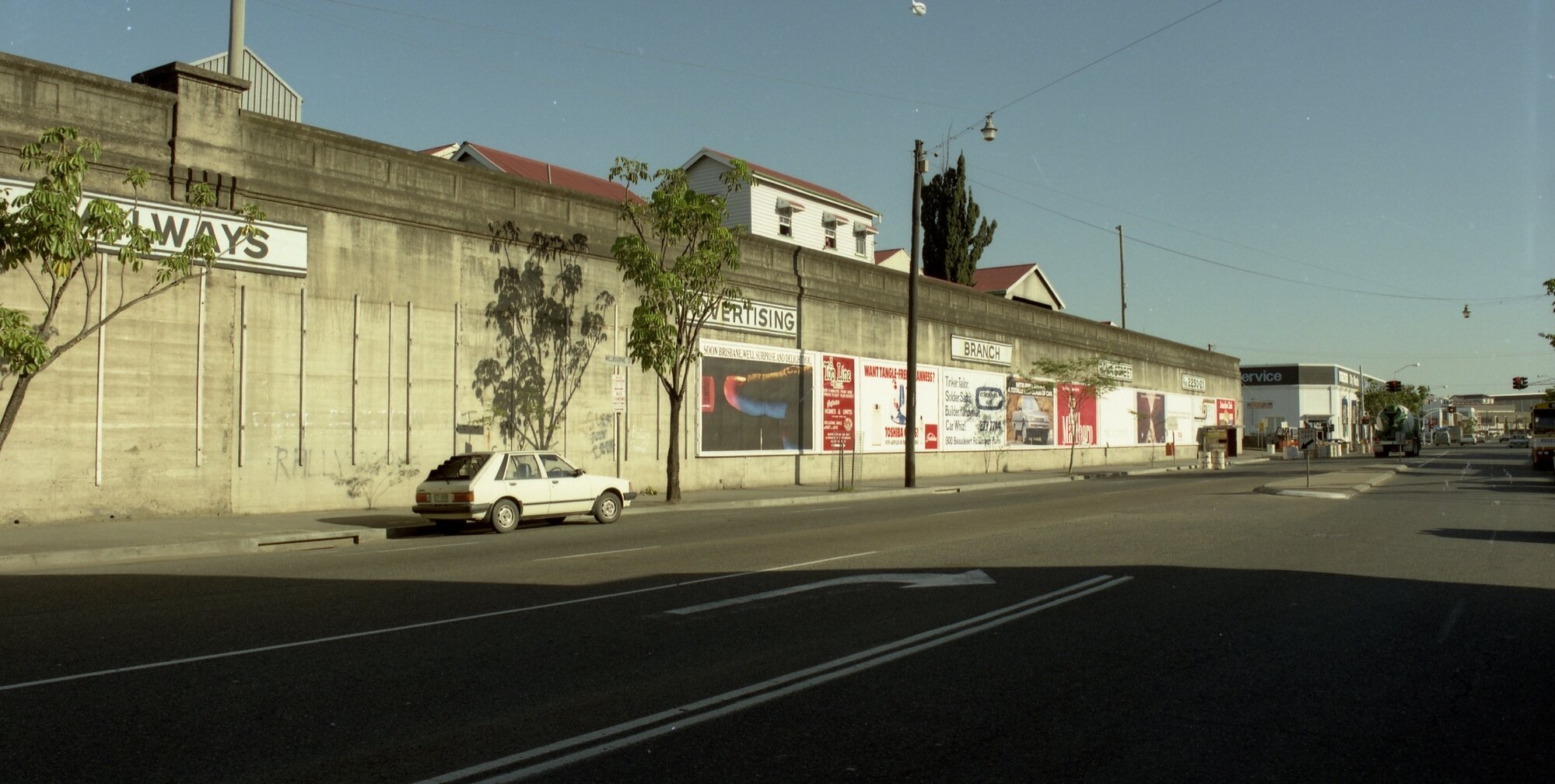 Melbourne Street  - South Brisbane - Pre World Expo 88 Development. 1985