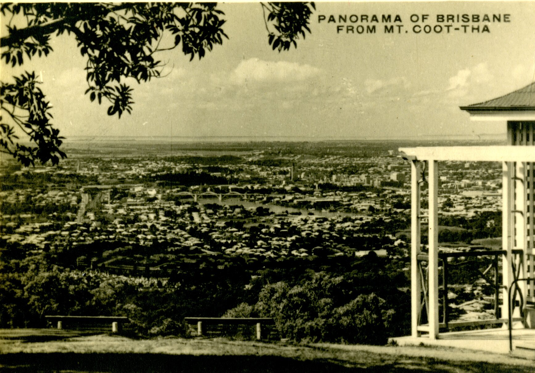 Mount Coot-tha Lookout - View From1936