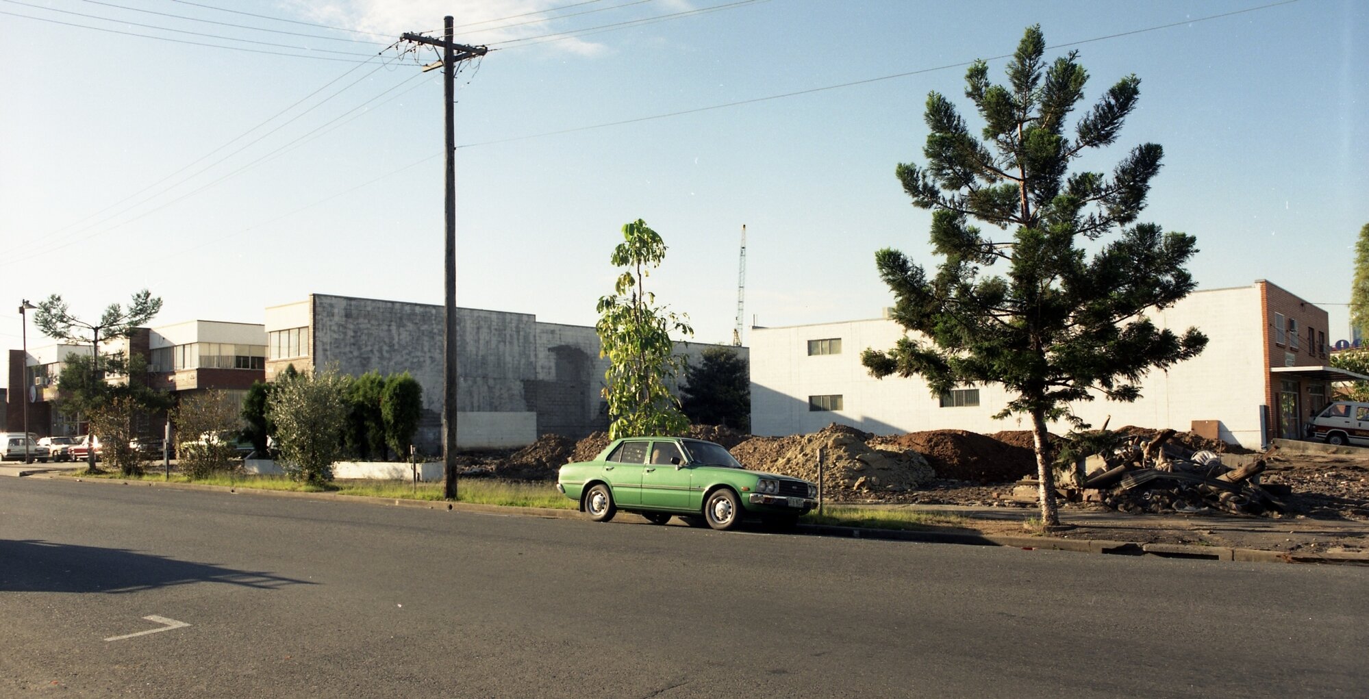 Russell Street and Cordelia Street - South Brisbane - Pre World Expo 88 Development. 1985