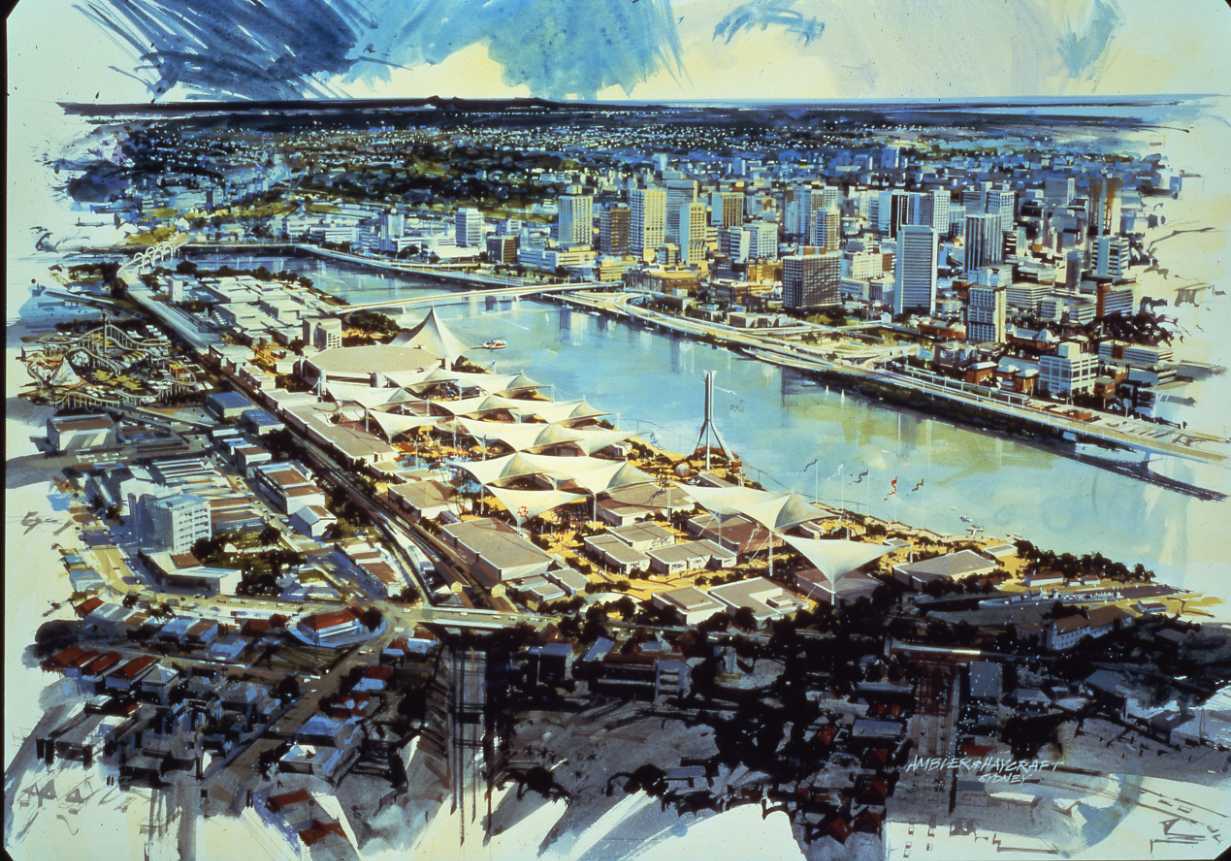 Artist Impression of Expo 88 - 1986