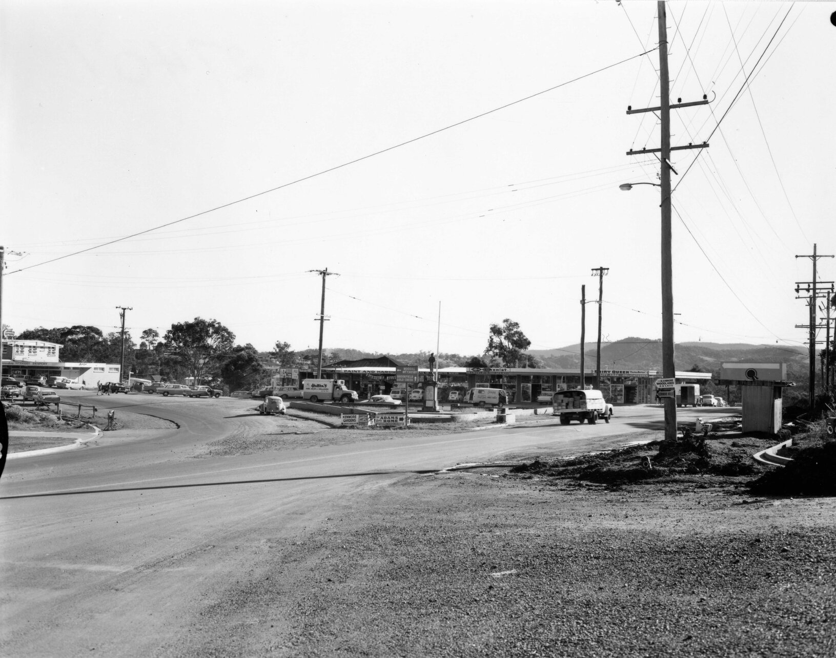 Kenmore Shopping Centre corner Moggill and Brookfield Roads 1967
