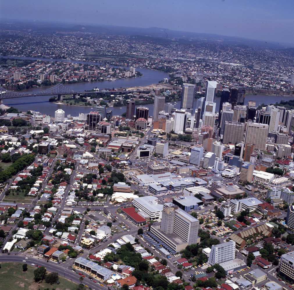 Aerial View of Spring Hill with City in Background - 1989