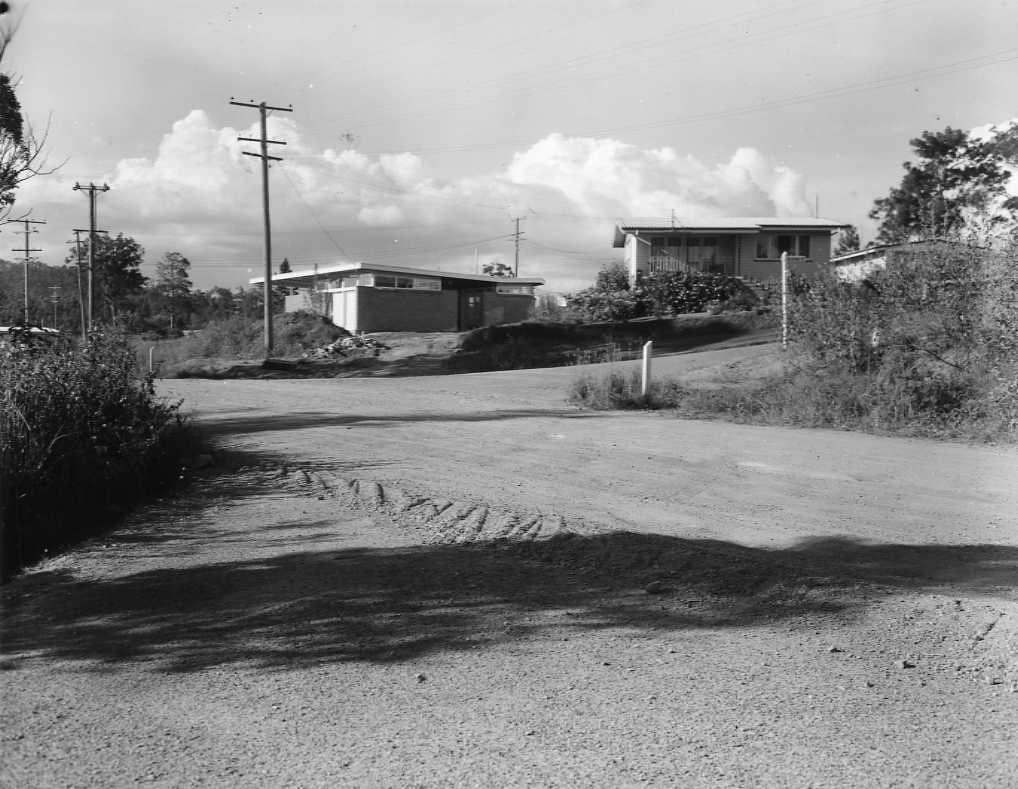 Marshall Lane Kenmore road construction 1962