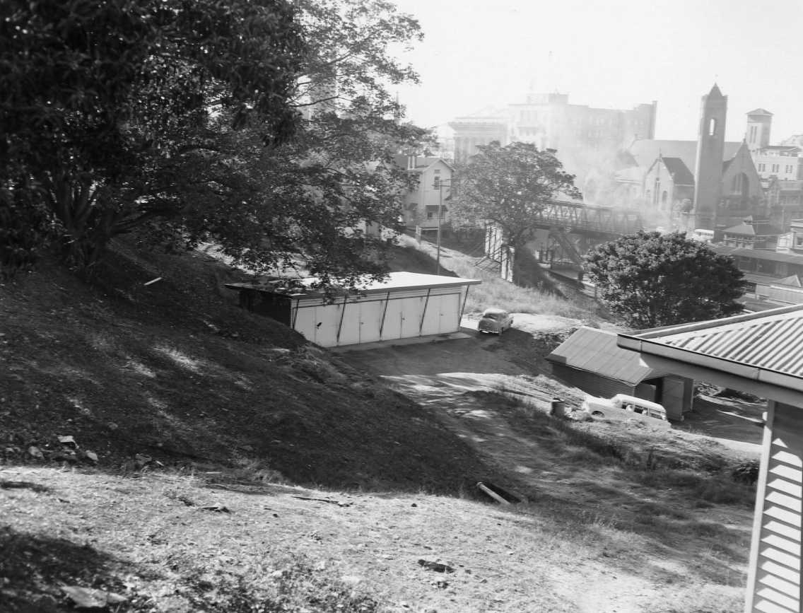Wickham Terrace Car Park Site prior to Construction - 1959