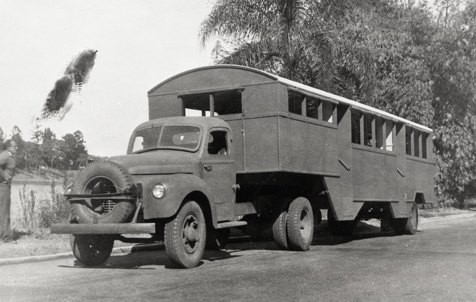 Austerity Trailer Bus Coronation Drive  Milton 1943