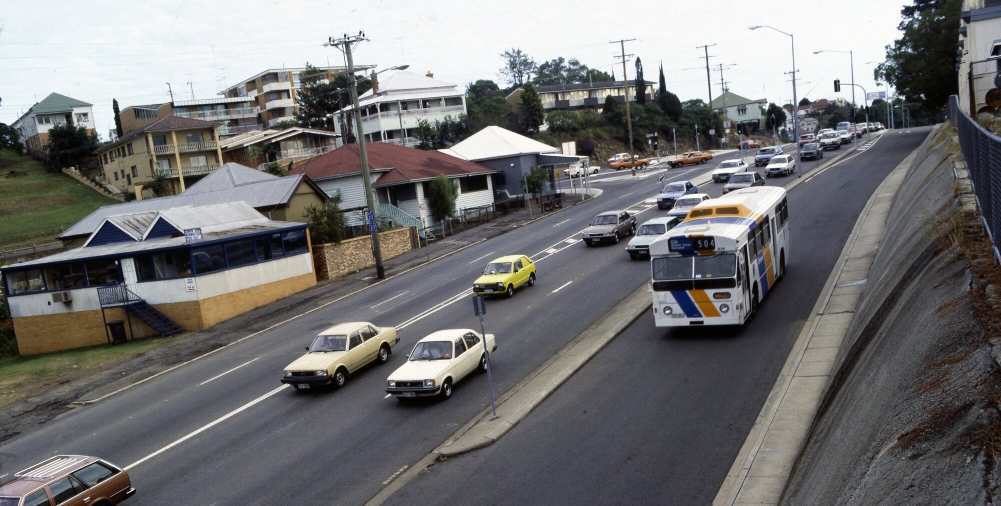 Kelvin Grove Road Bus Lane - Kelvin Grove.