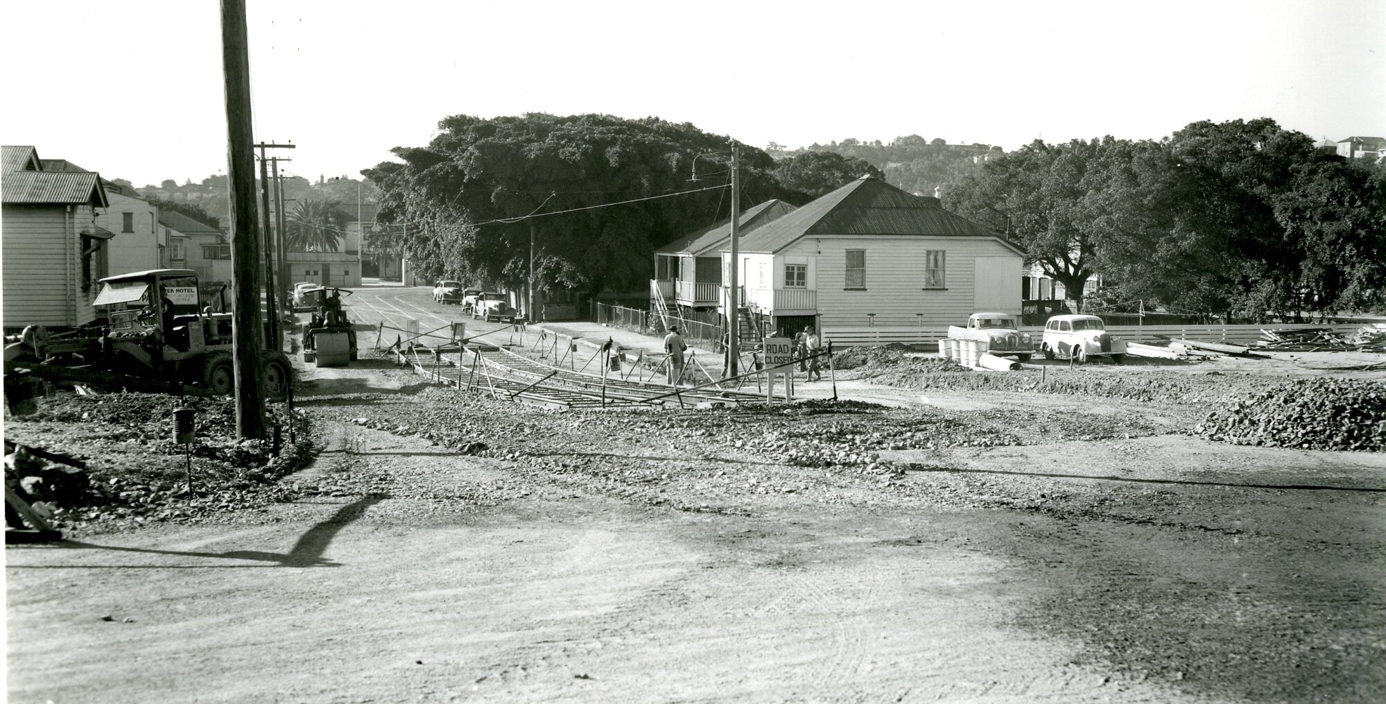 Albion Park Racecourse Entrance Amy Street Upgrade - Albion  c1958