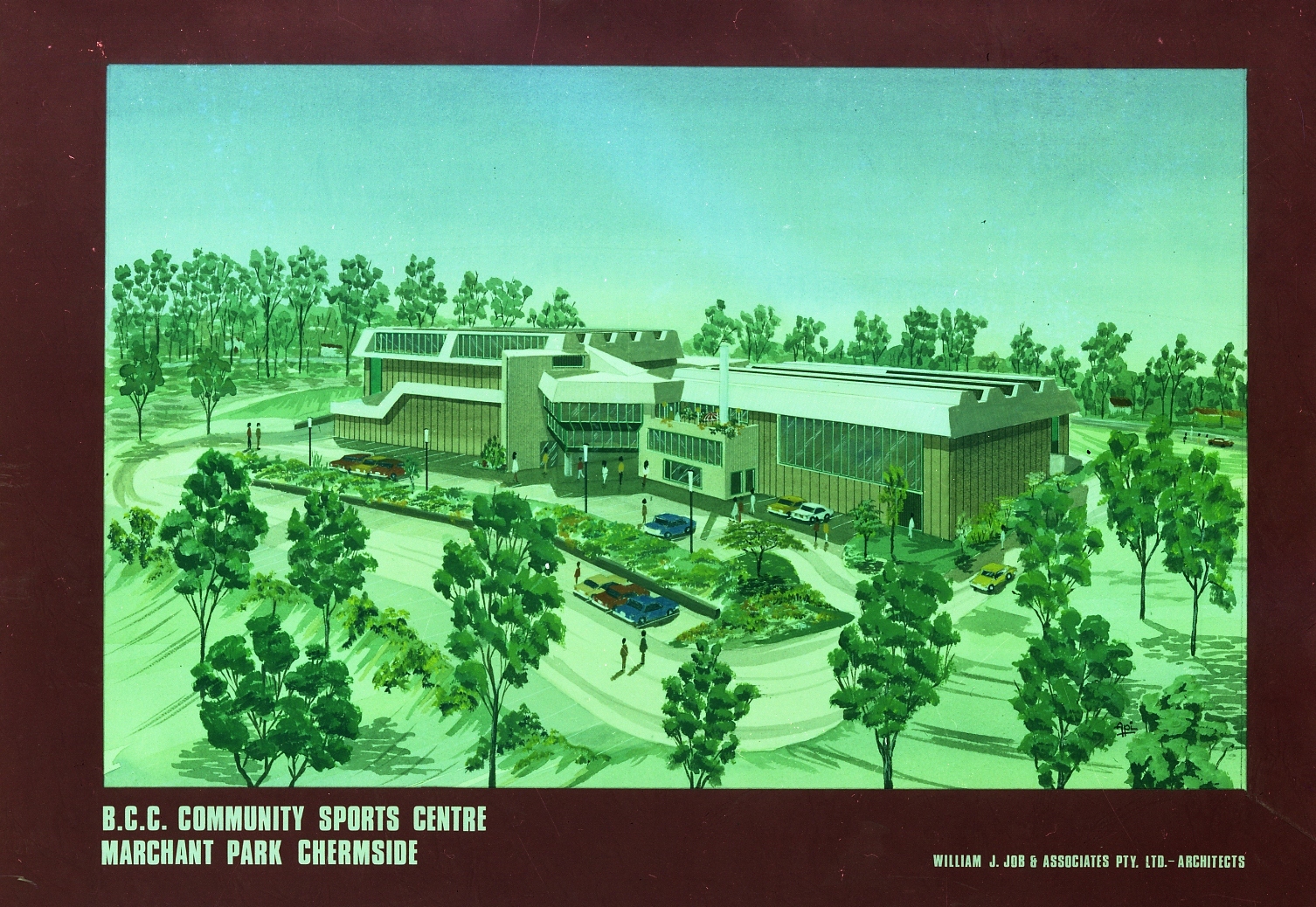 BCC Community Sports Centre - Marchant Park proposed Plan - Chermside - 1976