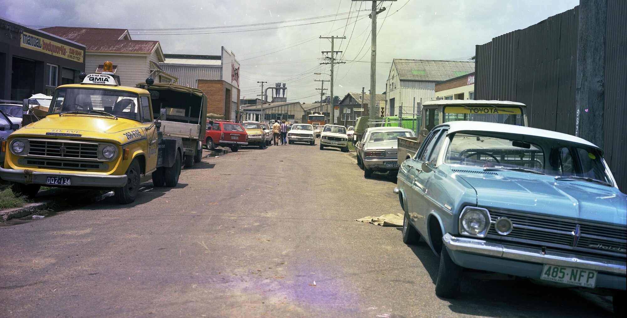 Nariel Street Showing High Traffic Use Albion c1979