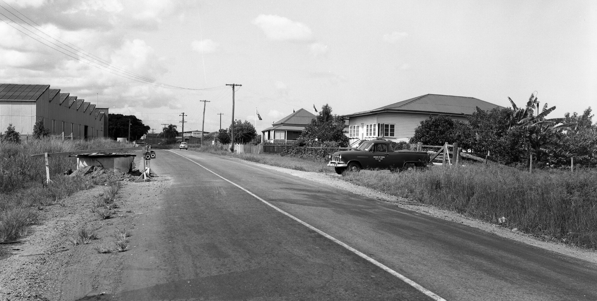 Nudgee Road near Serpentine Road Intersection - Nundah - 1964