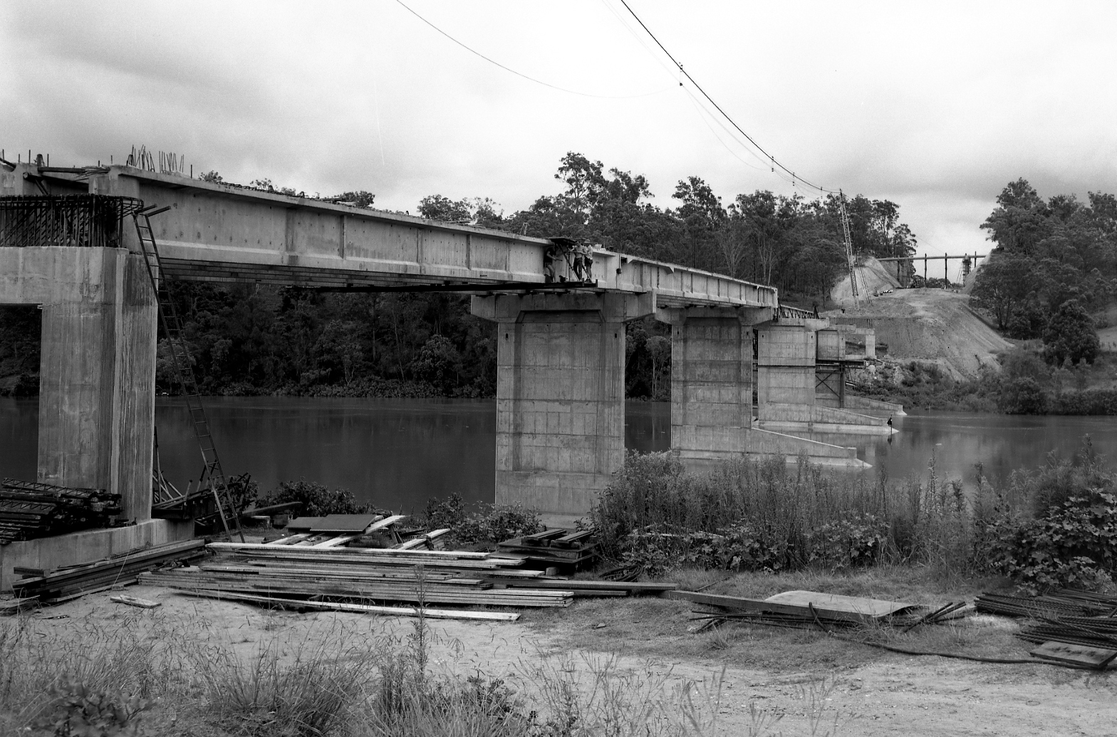 Centenary Bridge Construction - Jindalee - 1964