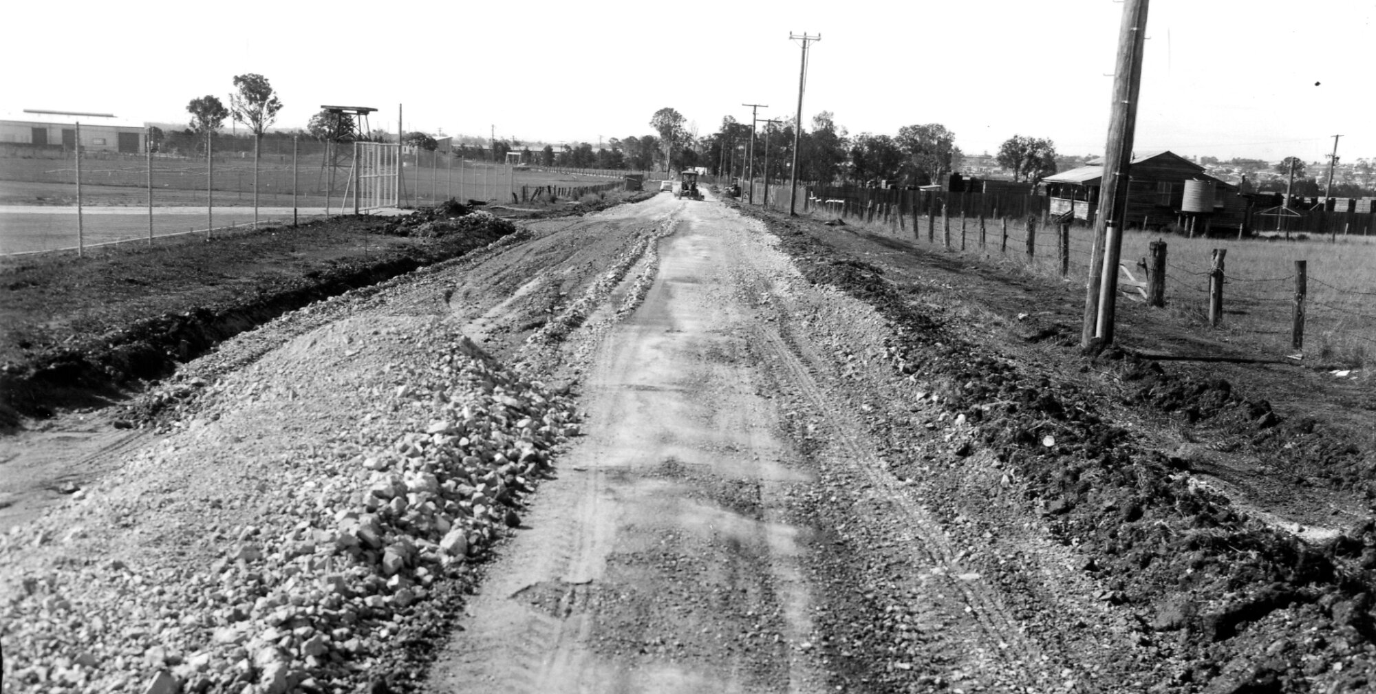 Ashover Road Re-construction, Rocklea  c1961