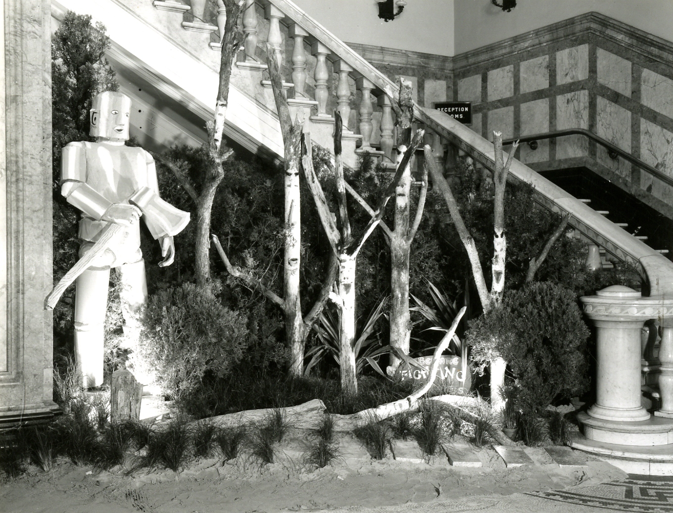 Christmas in Storyland Display in City Hall Foyer 1961