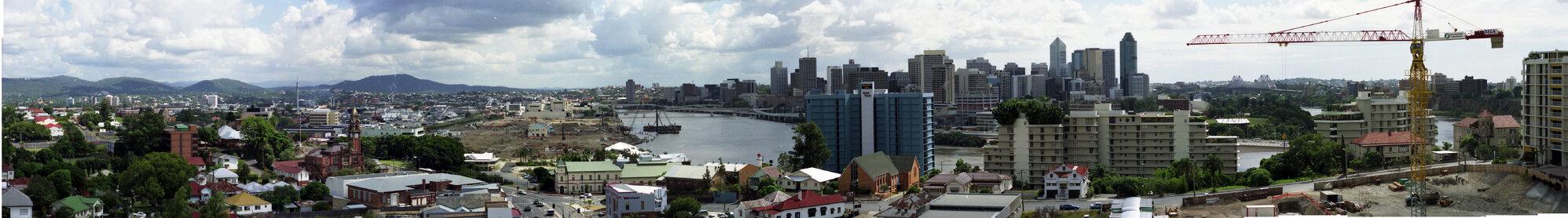 Panoramic View along Vulture Street - South Brisbane - 1991