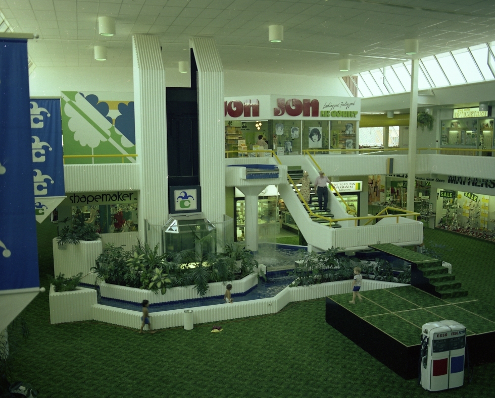 Carindale Shopping Centre interior c.1982