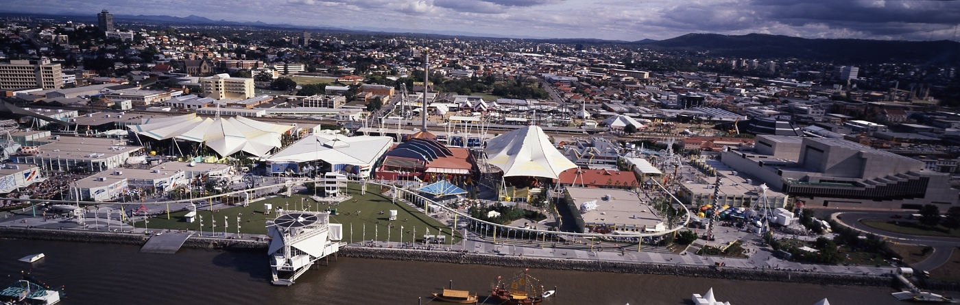 Aerial View of Expo 88
