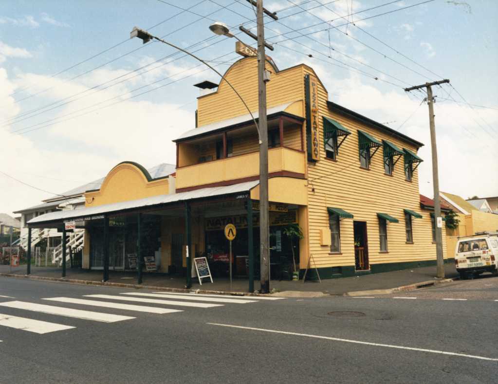 Shop on the corner of James and Arthur Streets - Fortitude Valley 1989