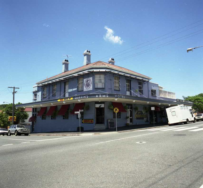 Queens Arms Hotel - corner James and Arthur Streets - Fortitude Valley 1990