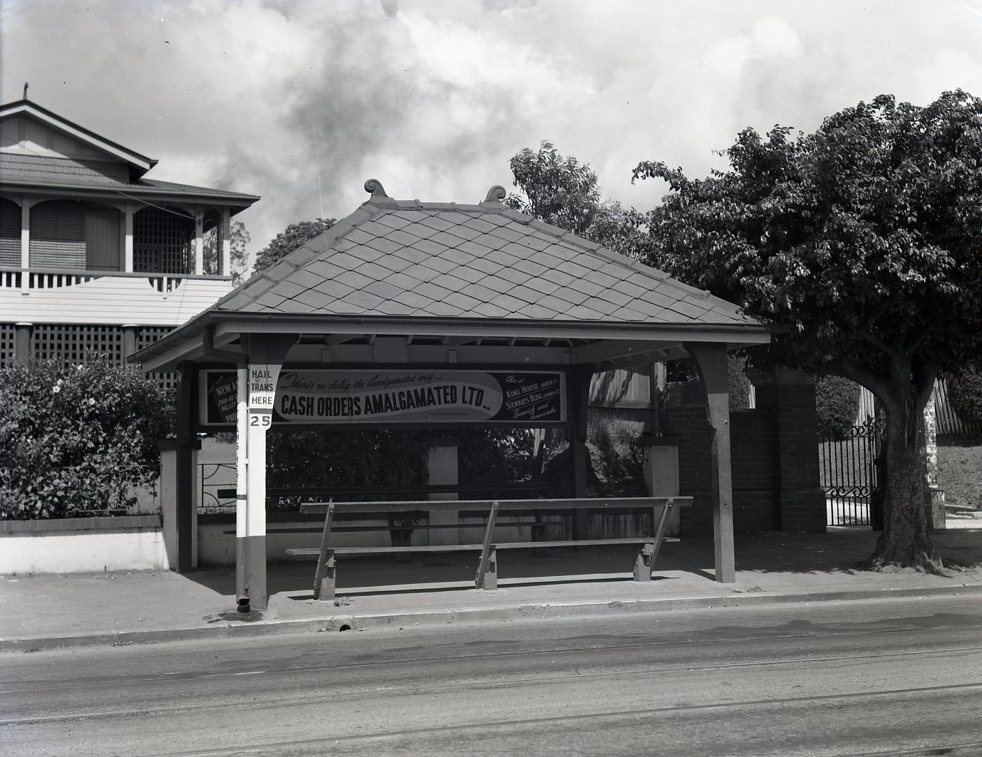 Tram Shelter Shed Stop 25 Sandgate Road Albion.