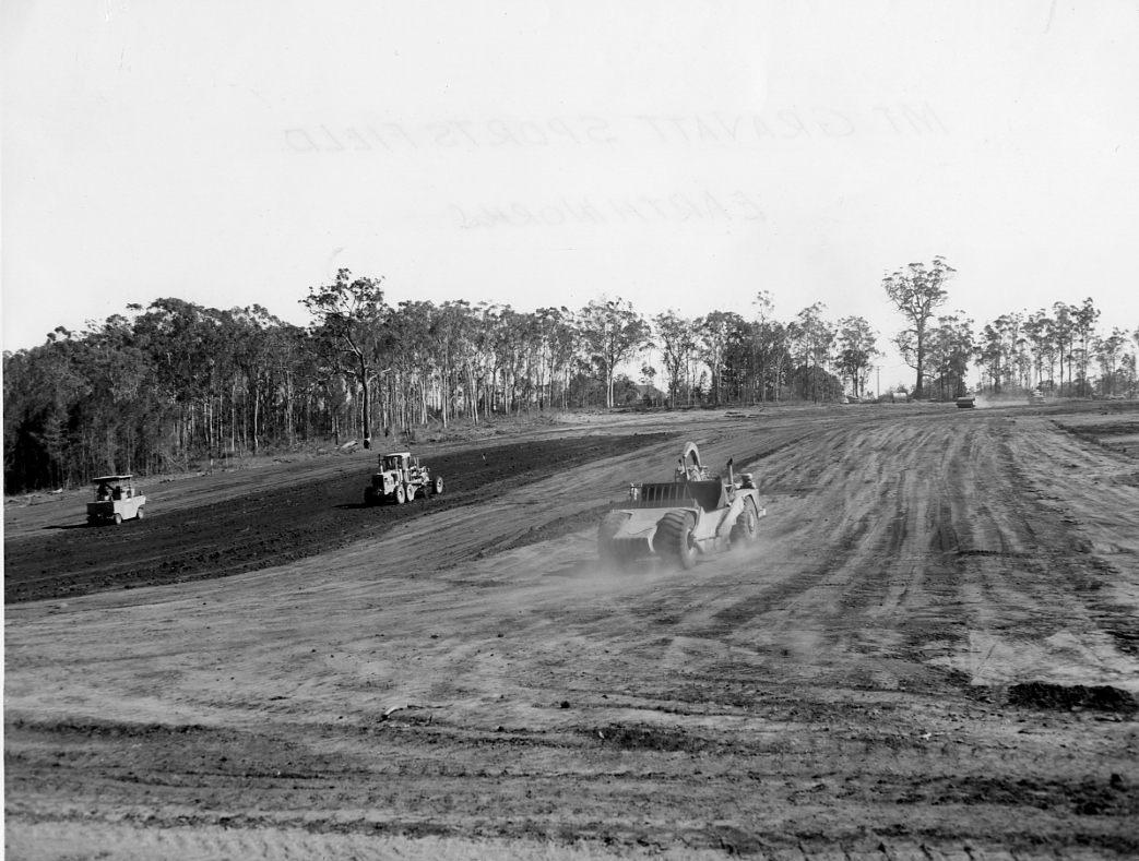Mt Gravatt Sports Field Construction - Nathan 1974