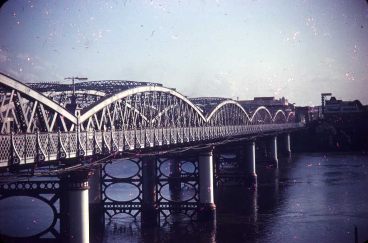 Victoria Bridge looking from North Quay - 1965