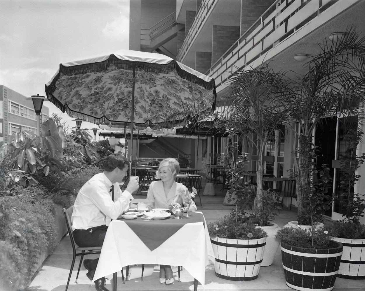 Outdoor Dining - New Farm - 1966