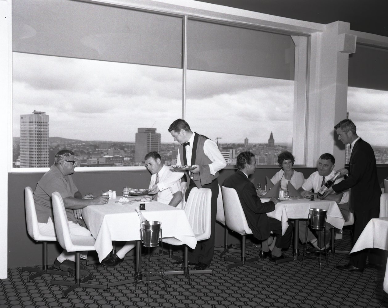 Diners in Copacabana Restaurant - 1970
