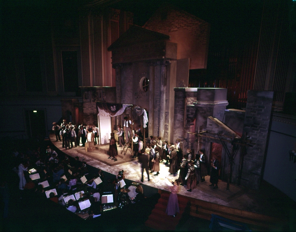 City Hall Stage - Opera Rehearsal - 1977