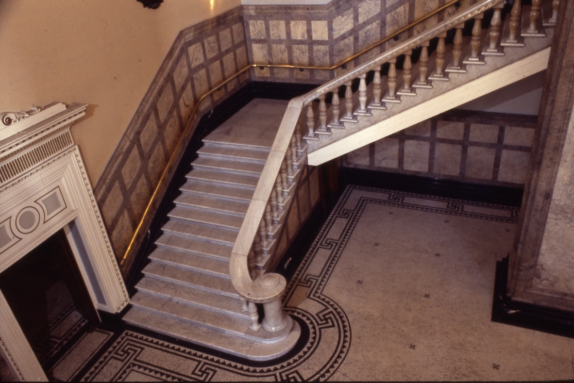 City Hall Foyer - Marble Staircase - 1984