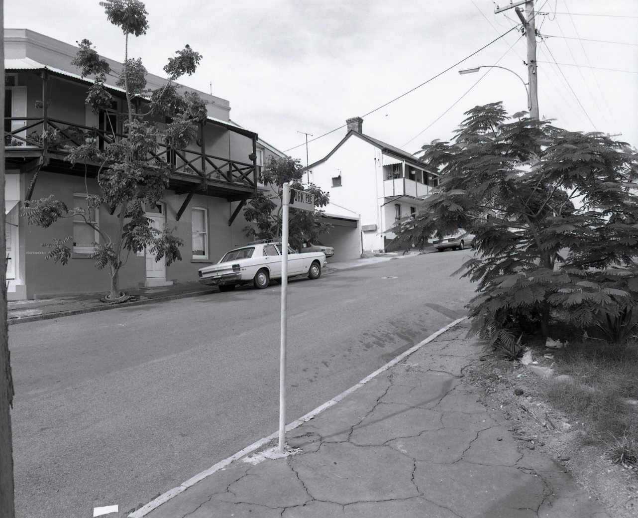 Corner of York Parade and Fortescue Street - Spring Hill - 1980
