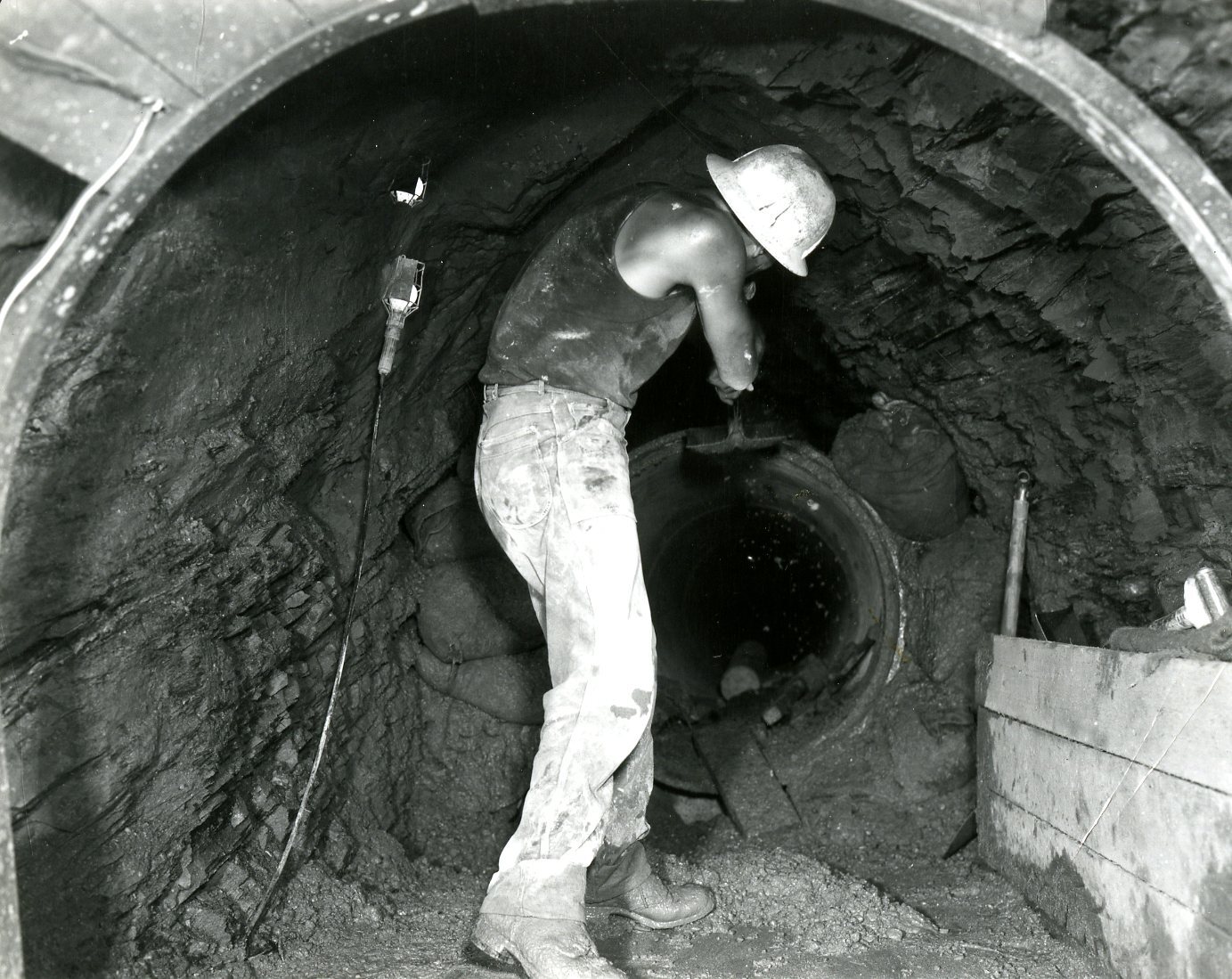 Sewerage Line Construction - Grange - 1961