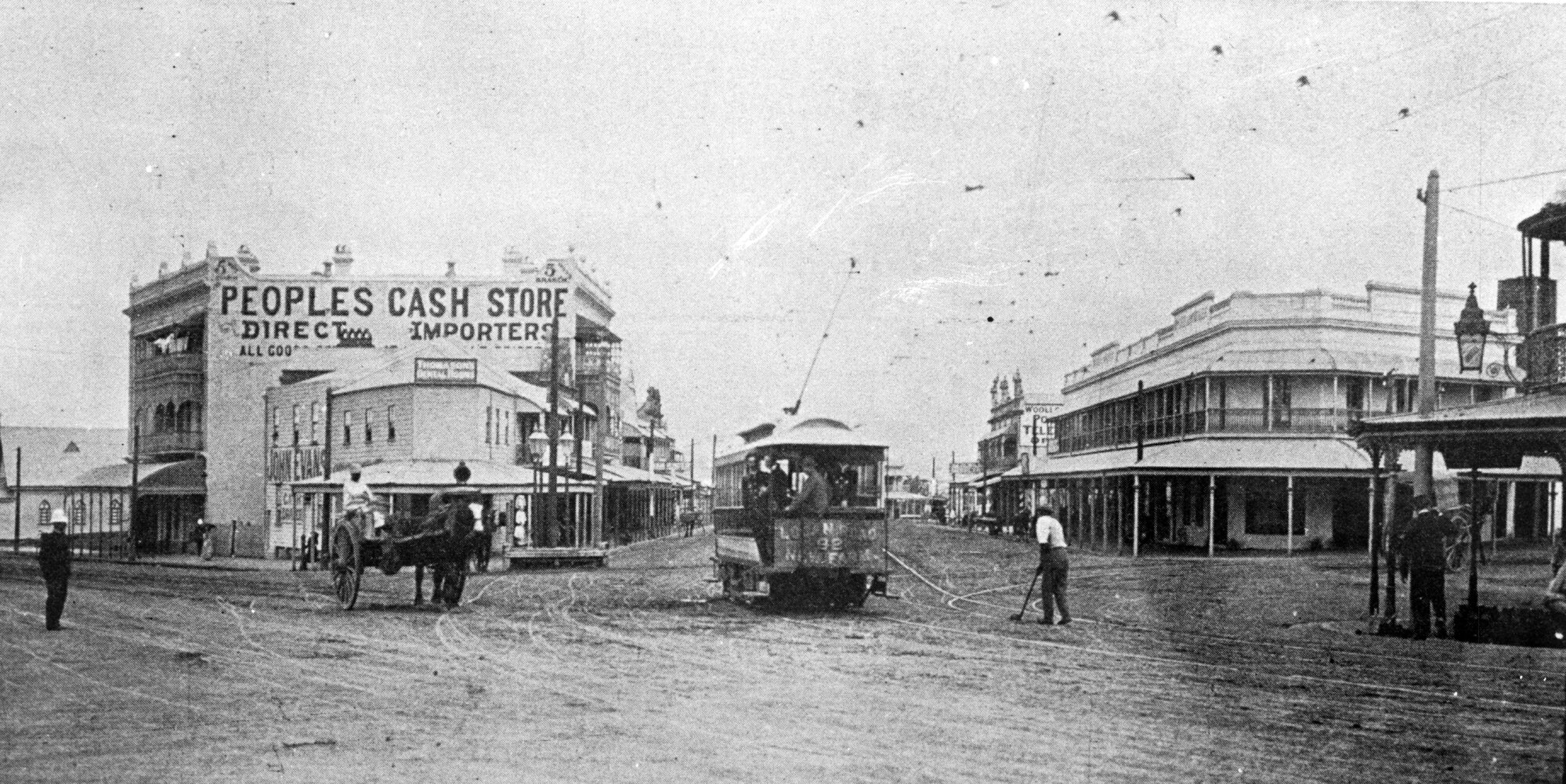 Corner of Logan Road and Stanley Street, Woolloongabba - c.1900