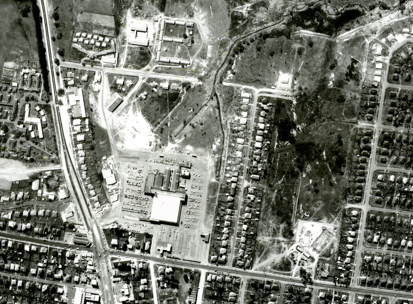 Chermside Shopping Centre Aerial Image 1964