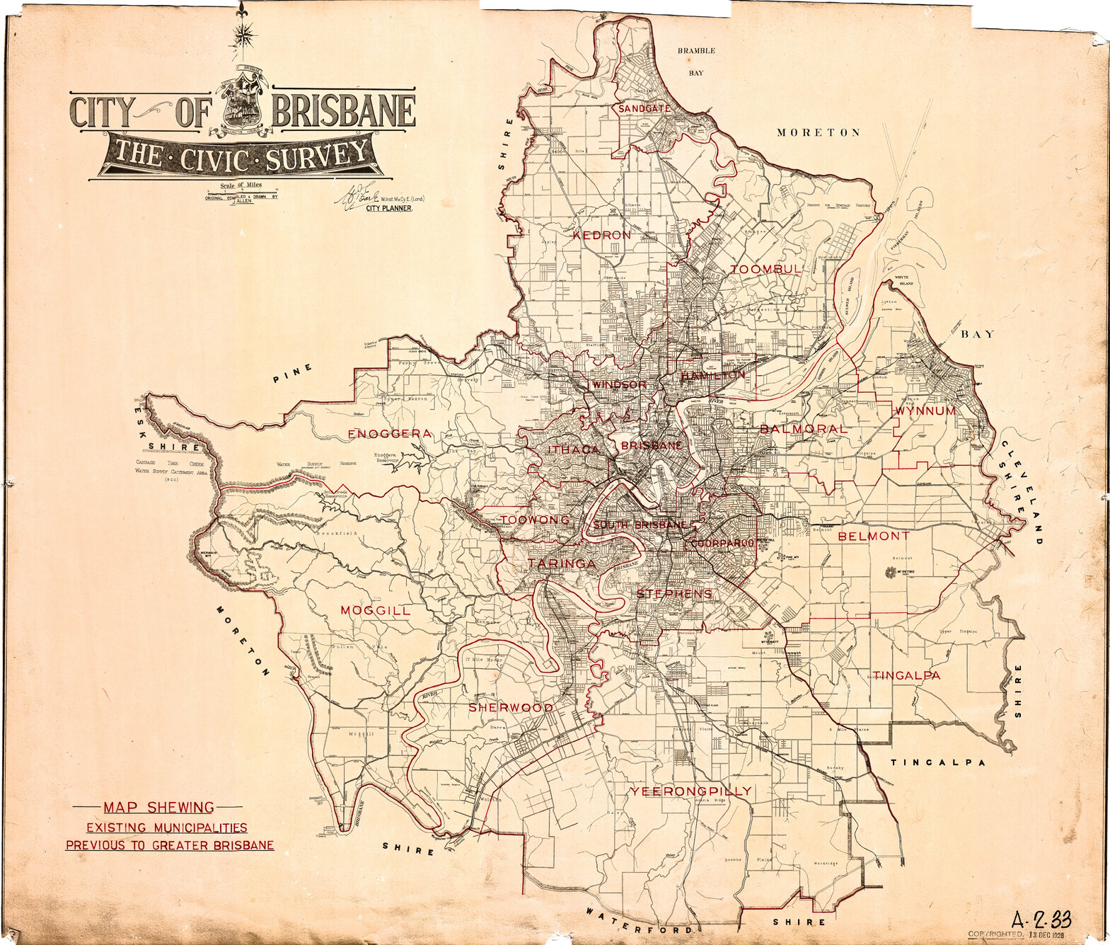 Map of previous authorities before amalgamation