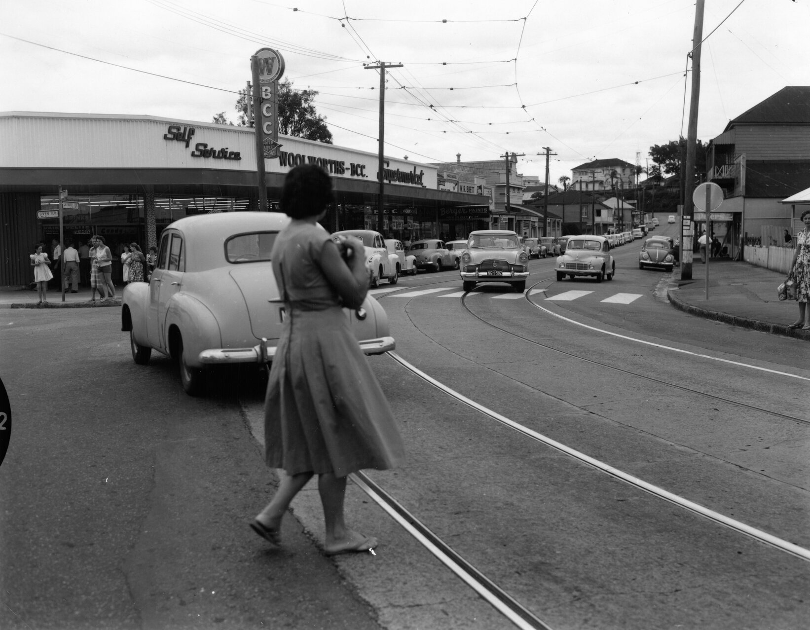 Corner of Given and Latrobe Terrace - Paddington - 1961