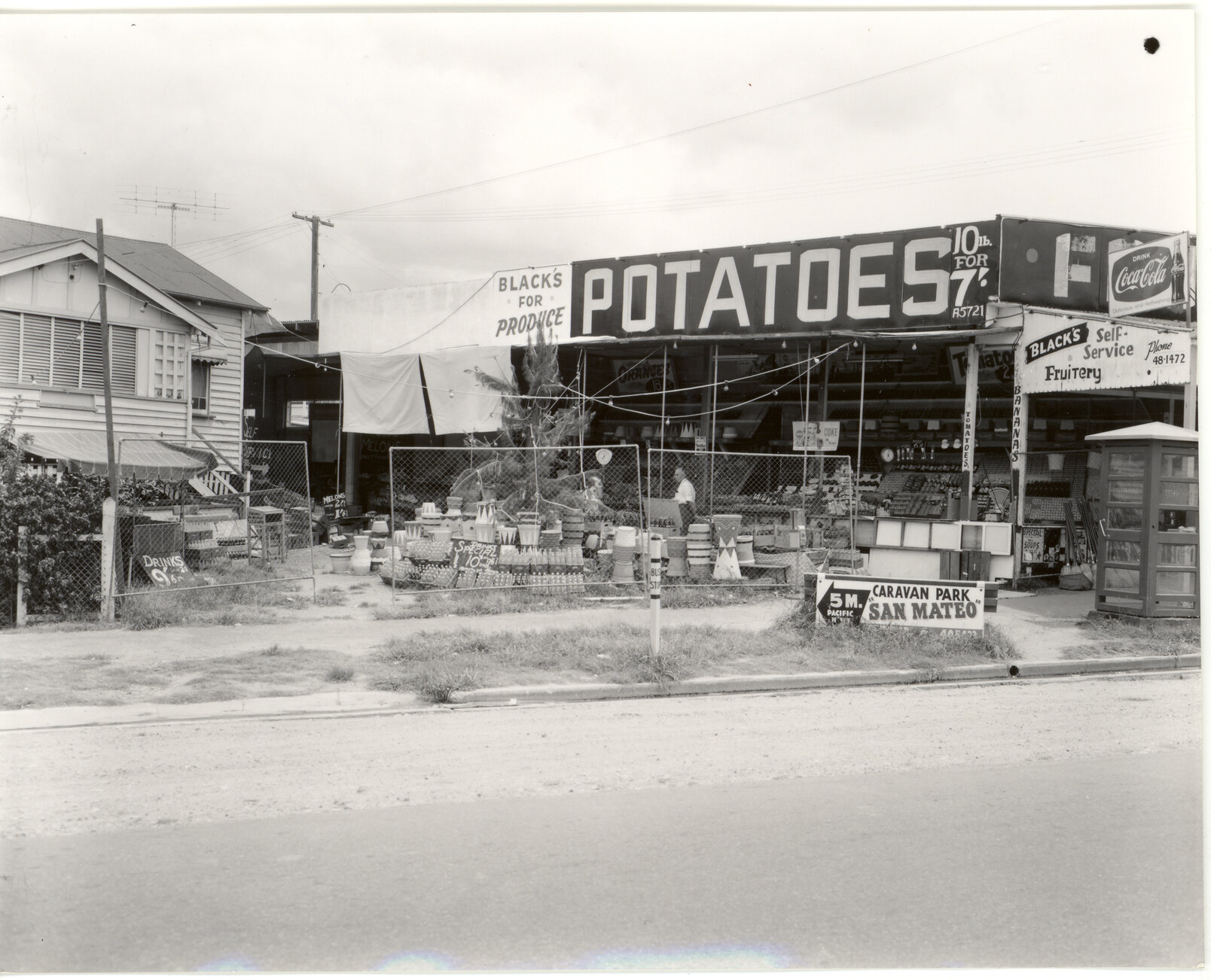 Black's Produce, Ipswich Road, Yerongpilly - 1962