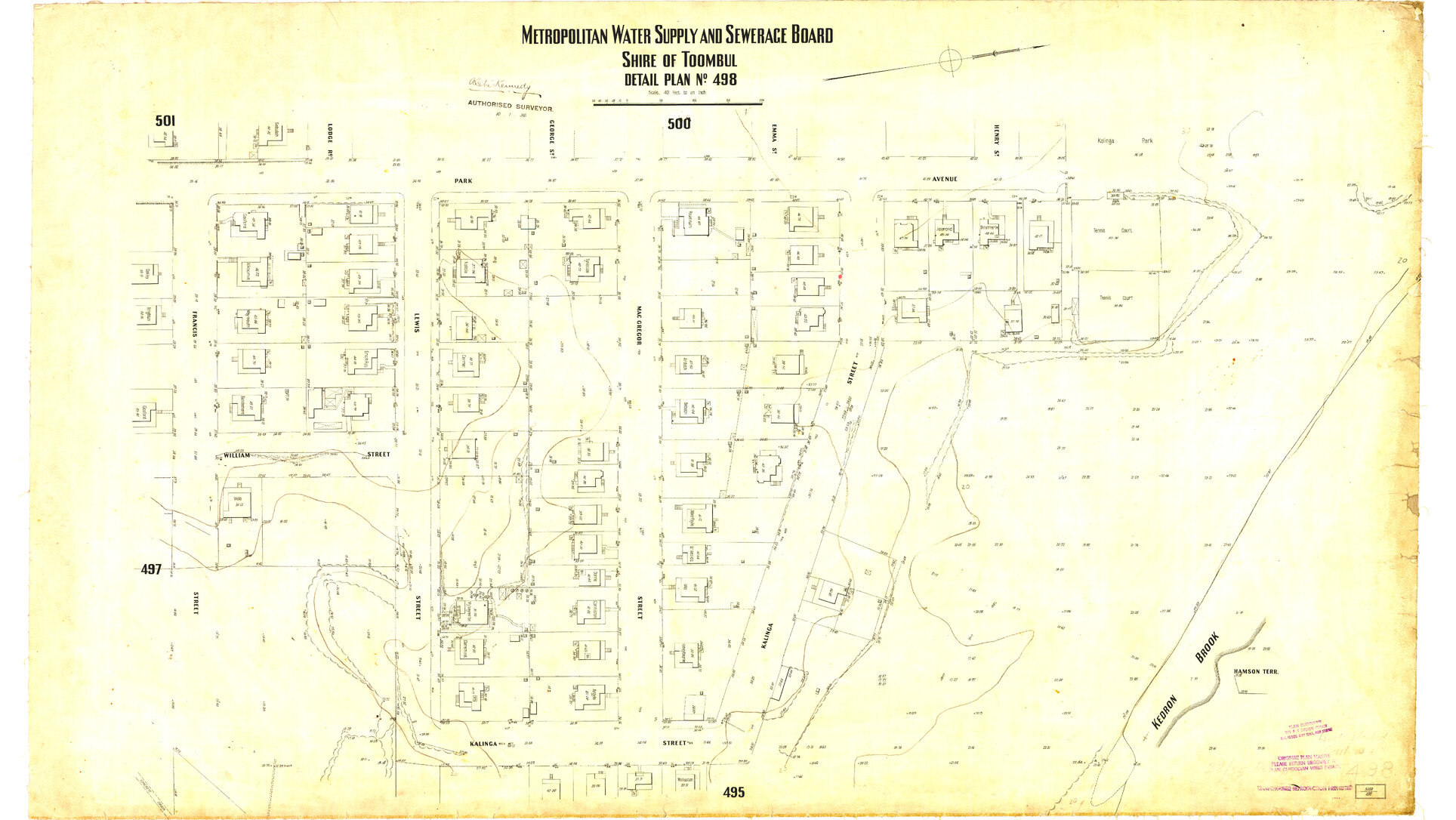 Detail Plan 498 