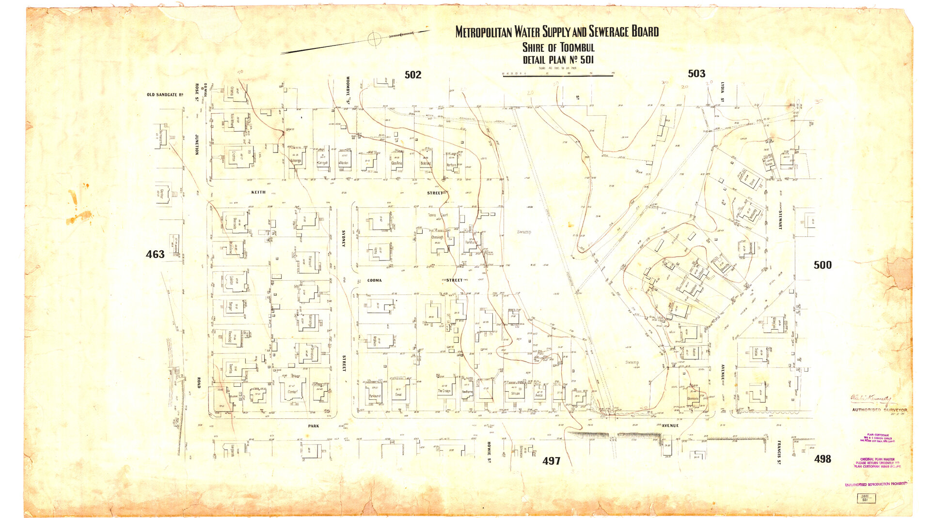 Detail Plan 501 