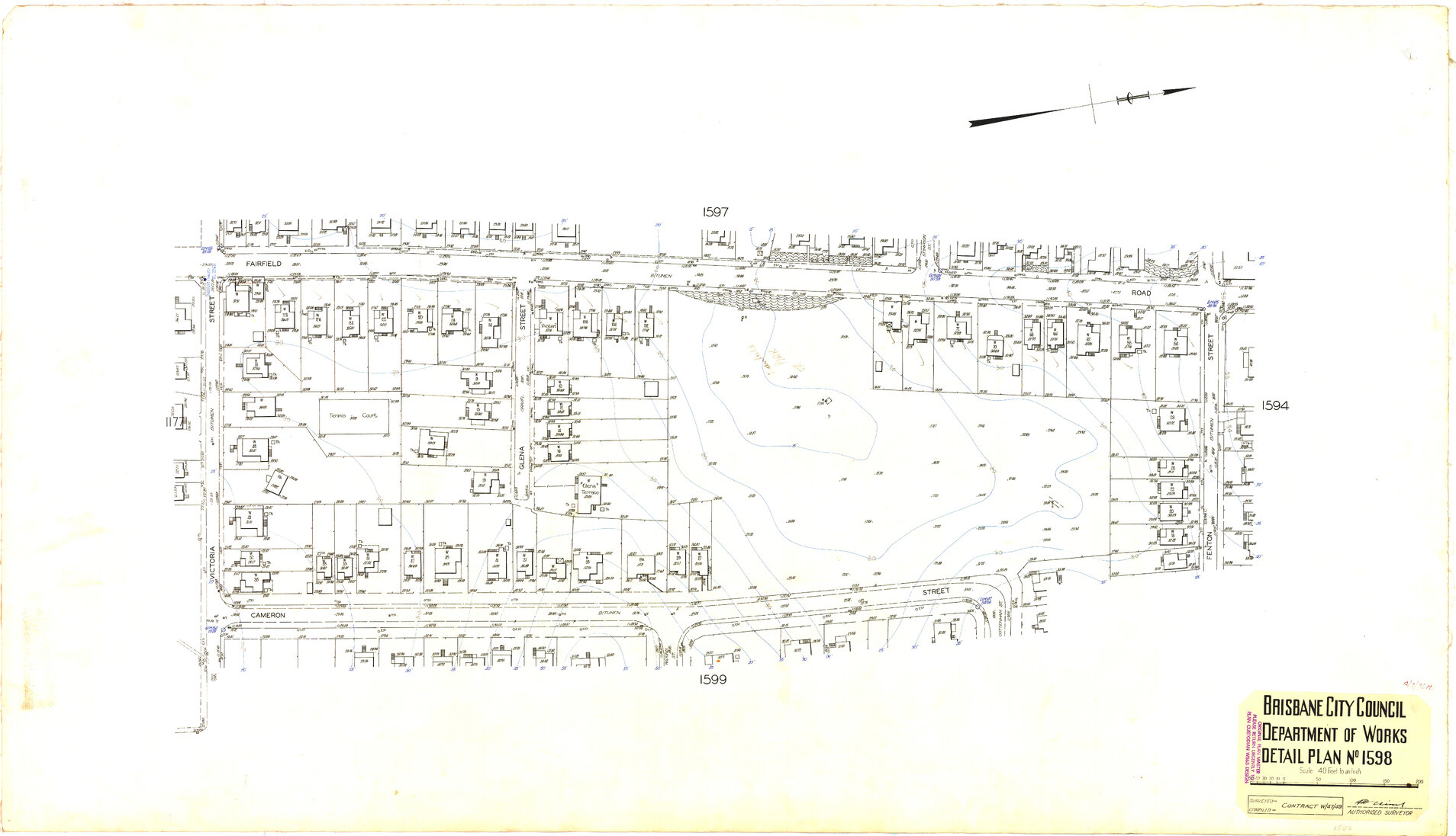 Detail Plan 1598
