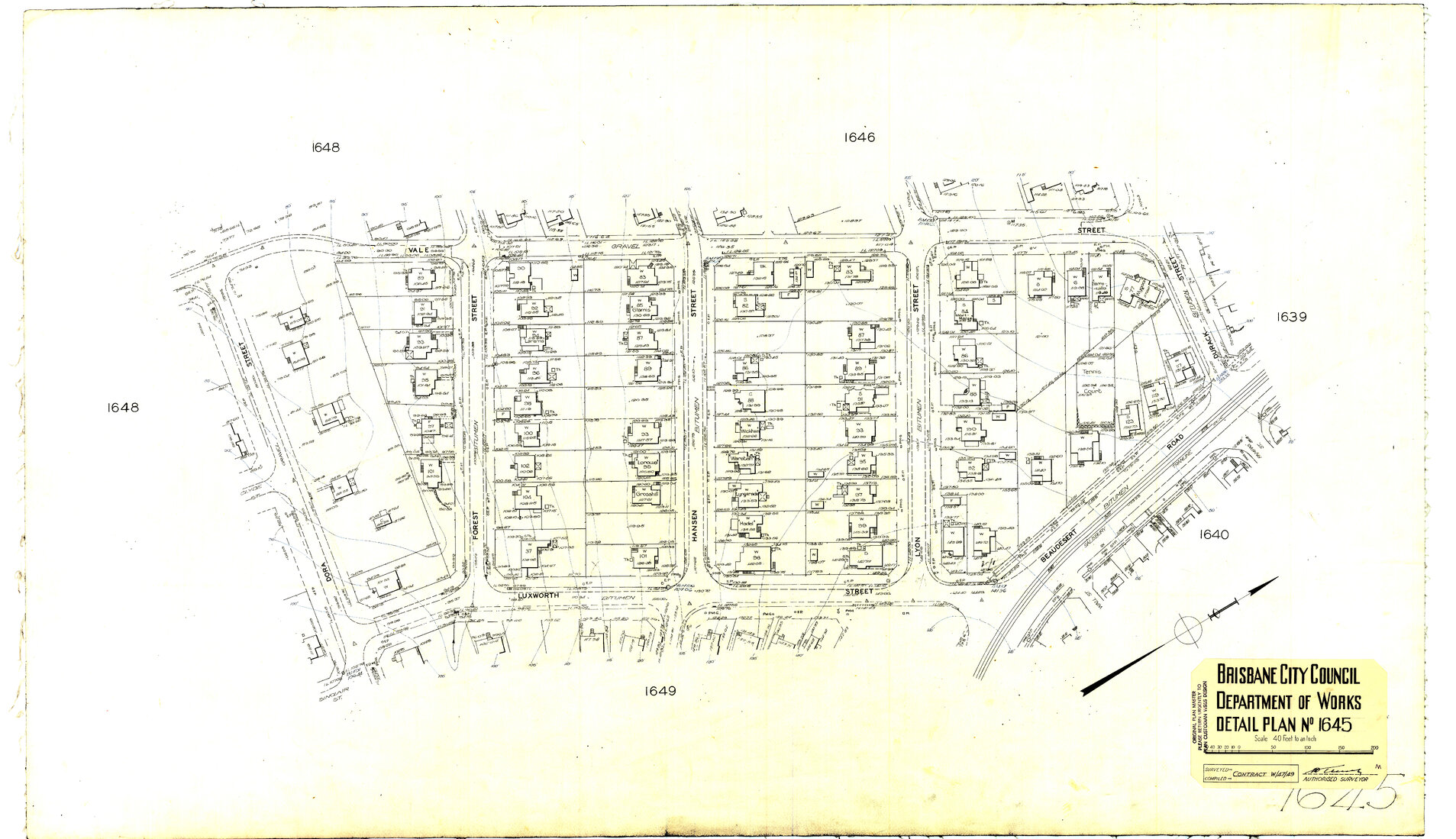 Detail Plan 1645