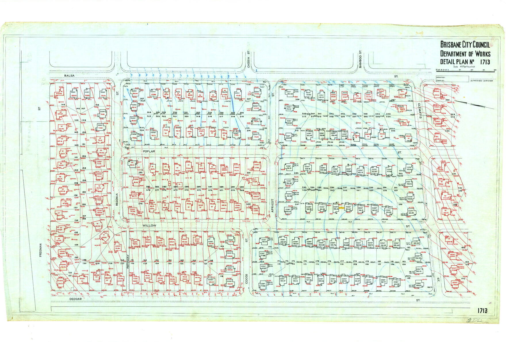 Detail Plan 1713