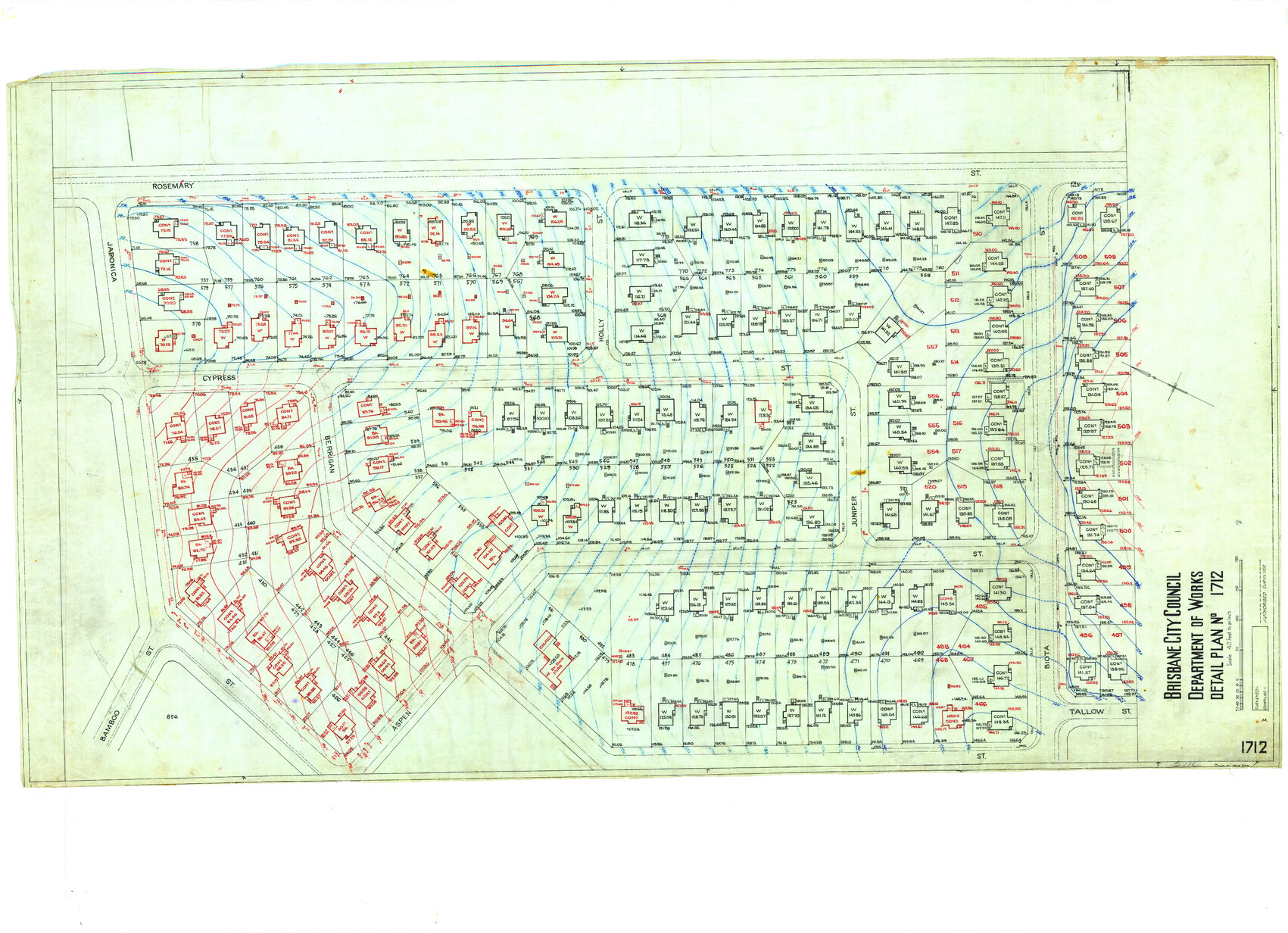 Detail Plan 1712