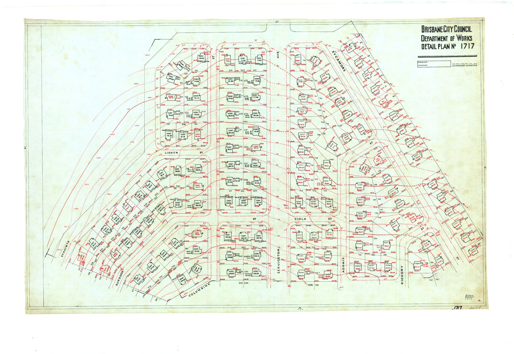 Detail Plan 1717