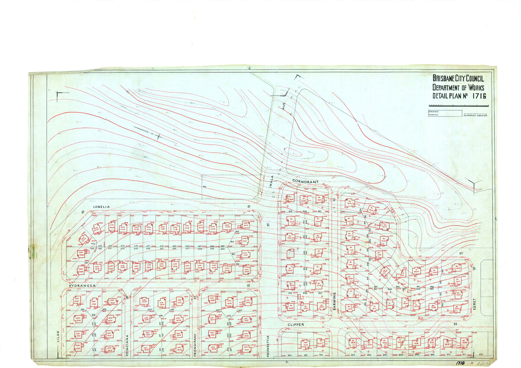 Detail Plan 1716