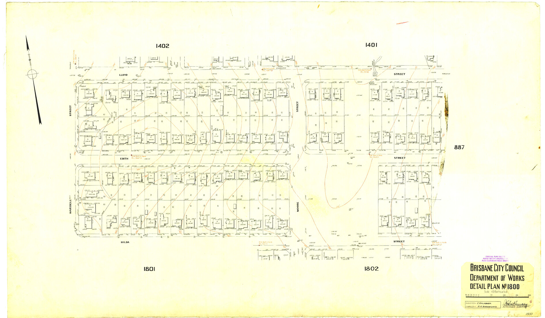 Detail Plan 1800