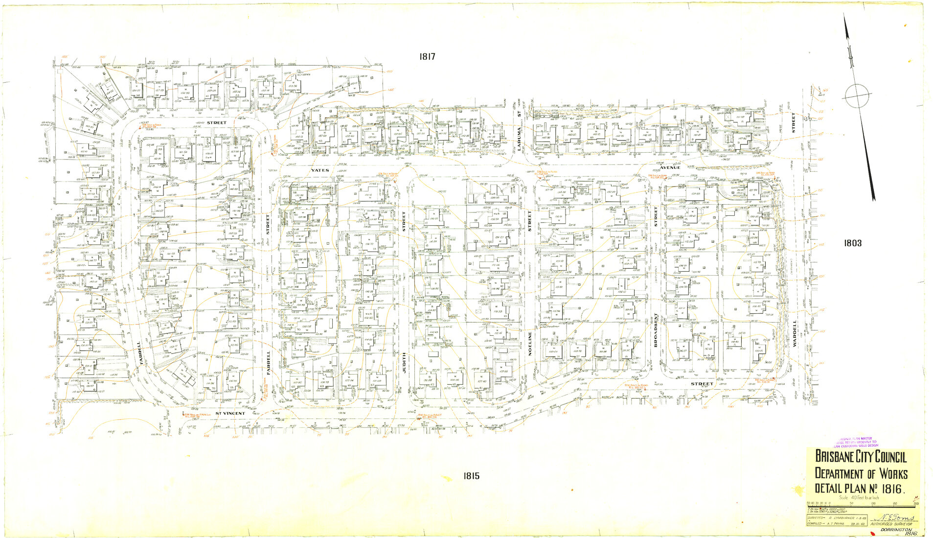 Detail Plan 1816