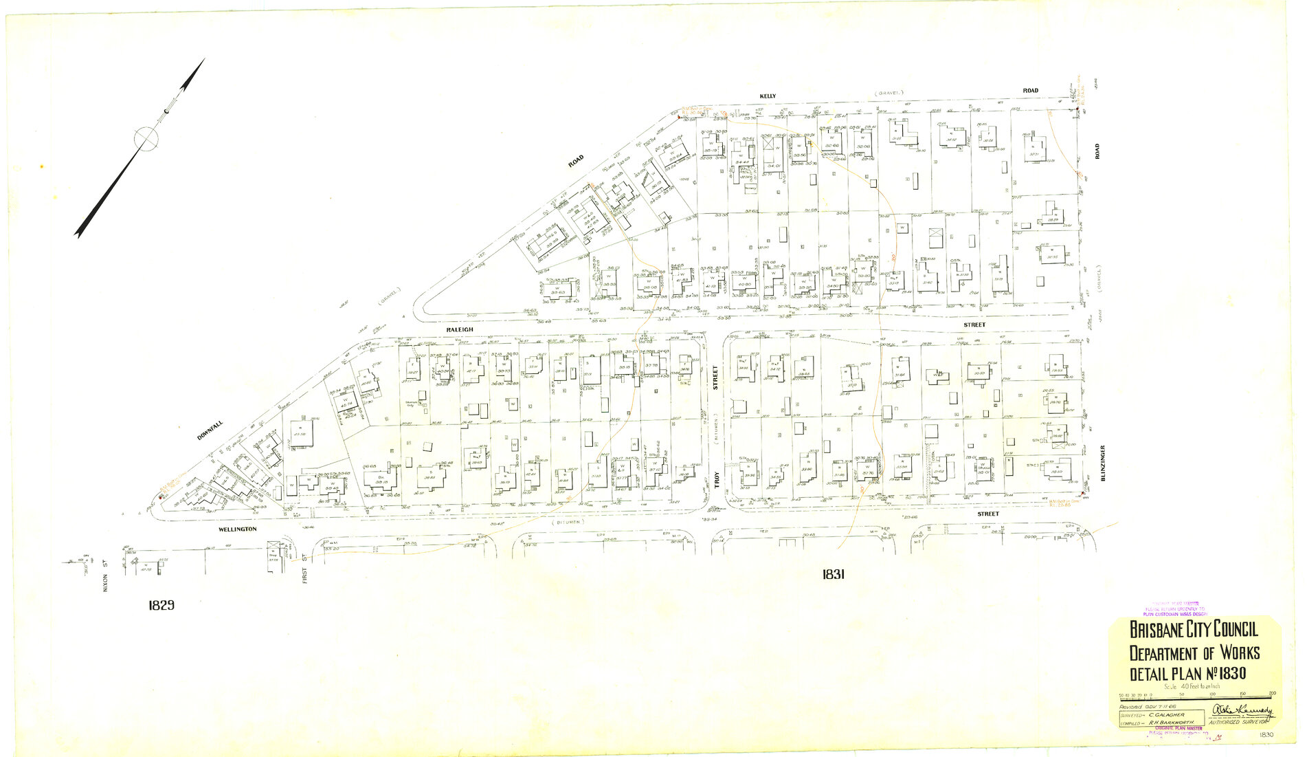 Detail Plan 1830